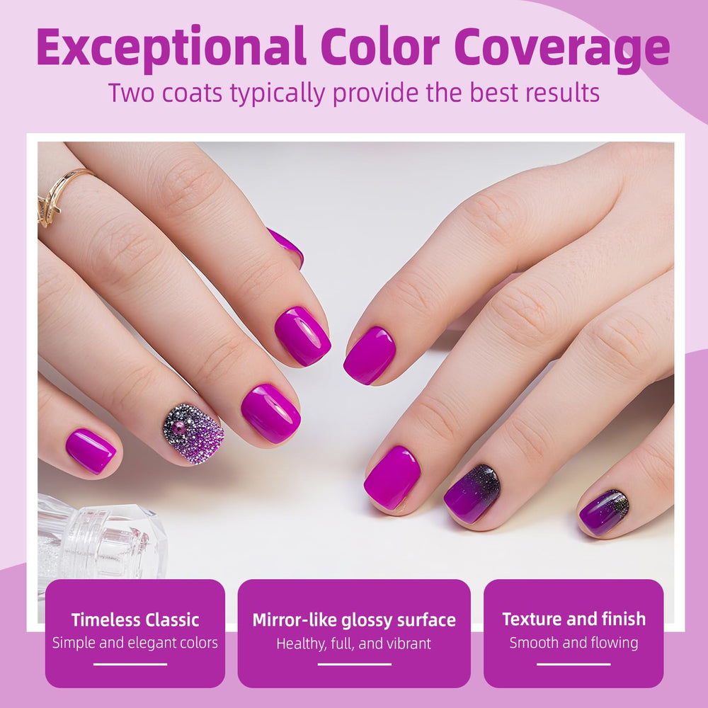 Brillo instantáneo de Major Dijit Magenta Purpura para un look vibrante.