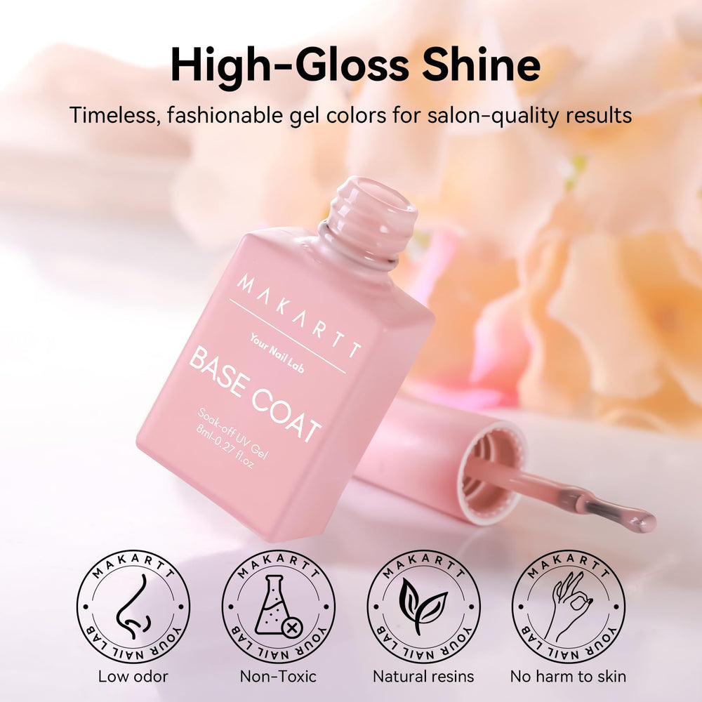Makartt Base Gel efecto nude natural para looks discretos.