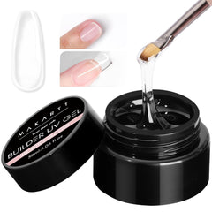 Makartt Gel Constructor Claro para uñas, acabado liso y natural