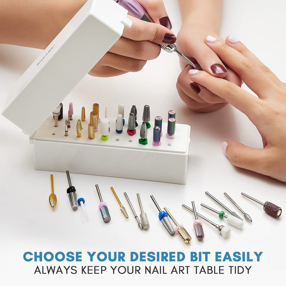 Makartt, almacenamiento seguro para herramientas de uñas, ideal para estudio o salón.