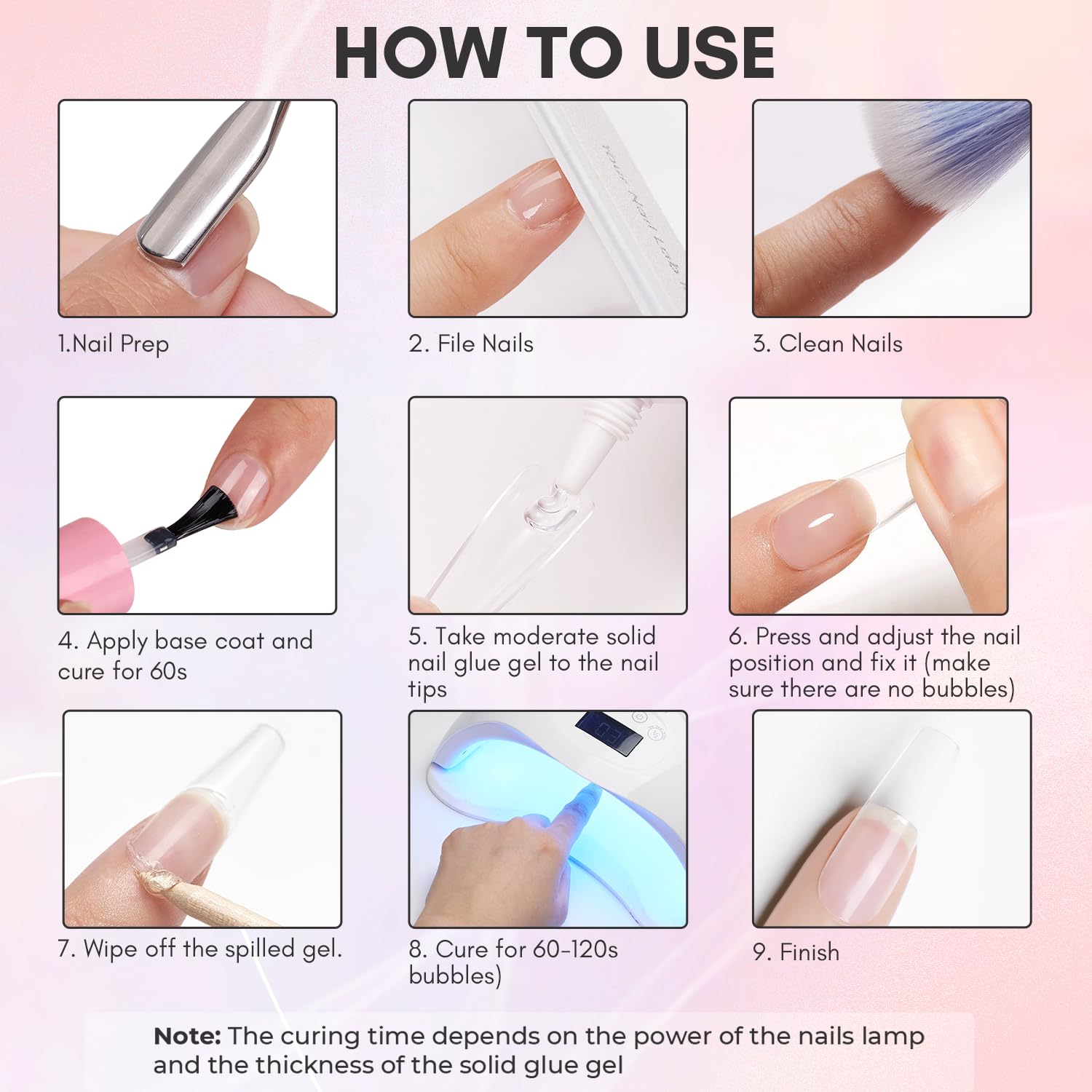 Makartt: guía de preparación de uñas para mejor fijación.