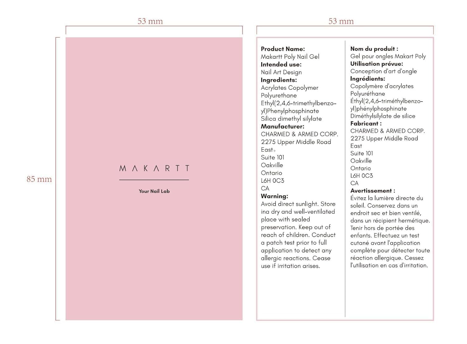 Protege uñas débiles y favorece crecimiento con Makartt gel.