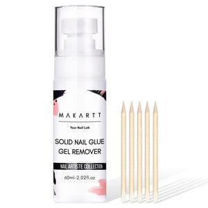 Makartt Removedor de pegamento para uñas 60 ml con atomizador sin contacto.