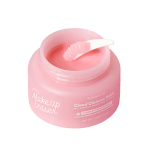 MakeUp Eraser Cloud Cleanse Balm muestra su textura bálsamo para desmaquillar maquillaje resistente