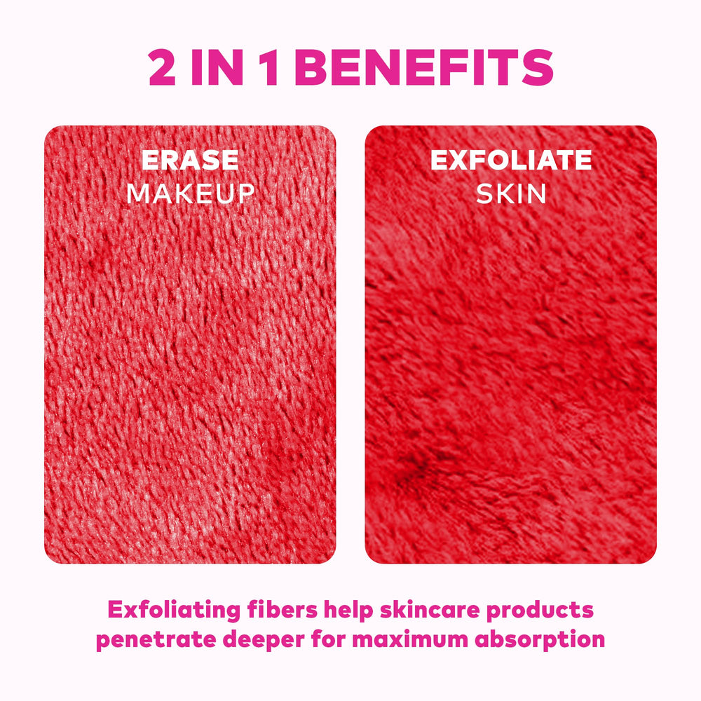 MakeUp Eraser original 7 días: reutilizable y lavable a máquina para rutina diaria.