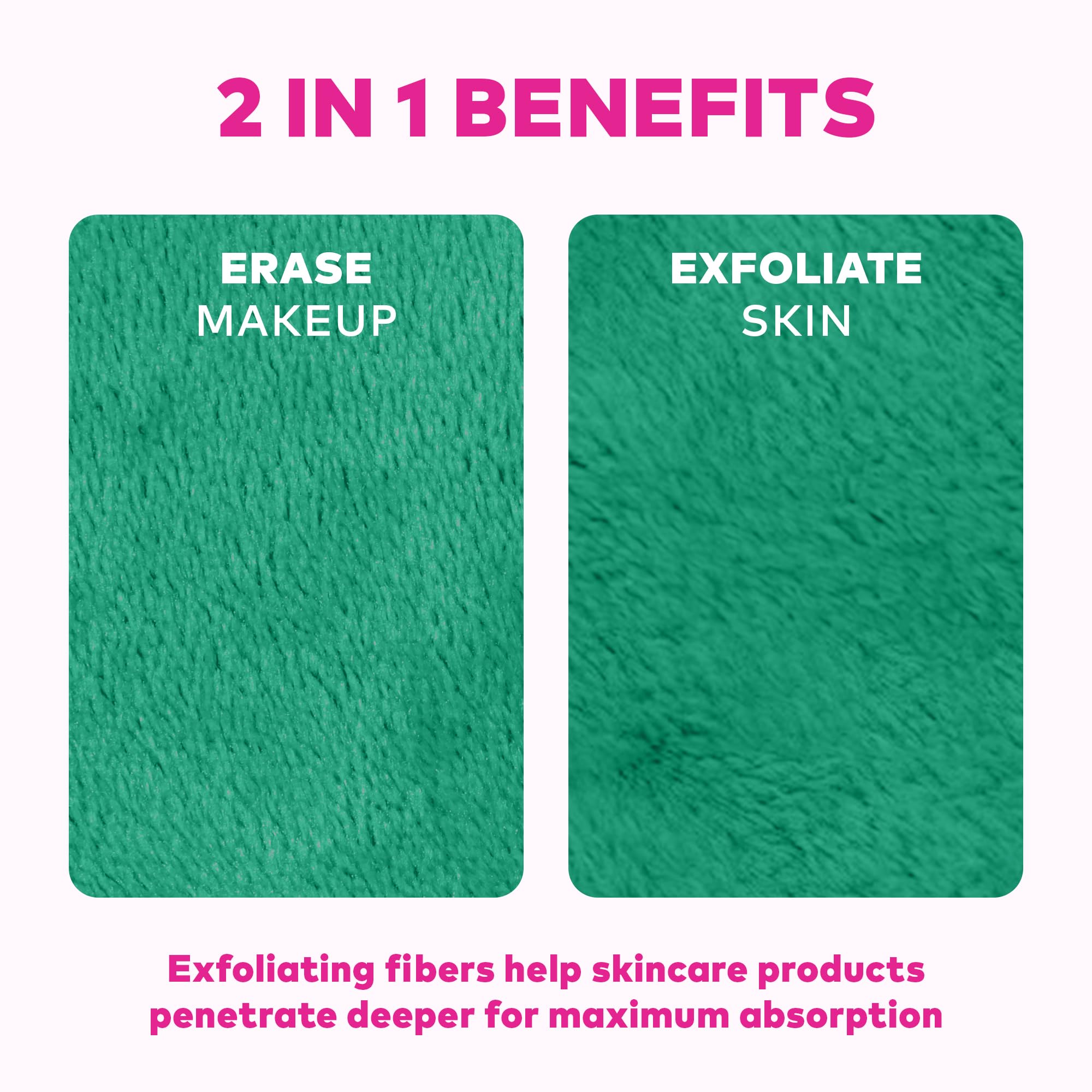 MakeUp Eraser PRO diseño verde compacto para viajes