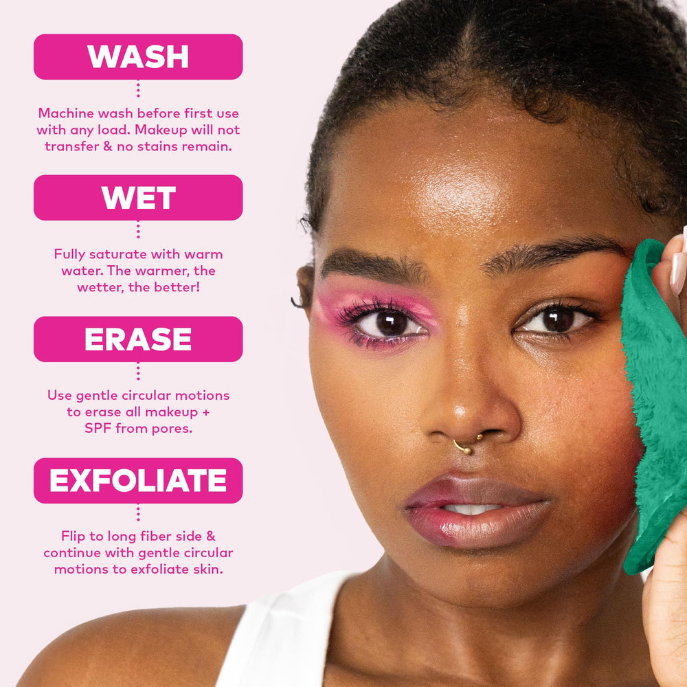 MakeUp Eraser PRO maquillaje resistente al agua, limpieza con agua posible