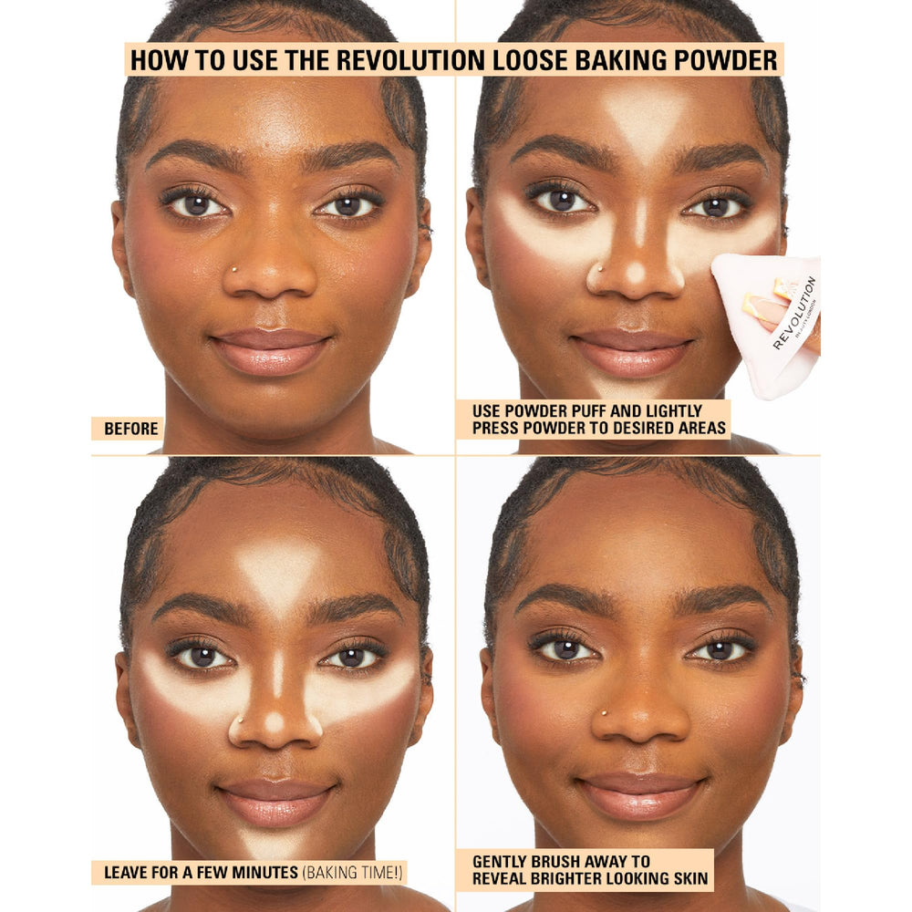 Makeup Revolution brocha para horneado ofrece aplicación precisa y larga duración