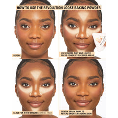 Makeup Revolution esponja-baking-precisa: aplicación exacta para sellar contorno e iluminación.