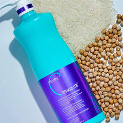 Malibu C Rehabilit8, ingredientes proteínicos y frutales, para cuidado y elasticidad.