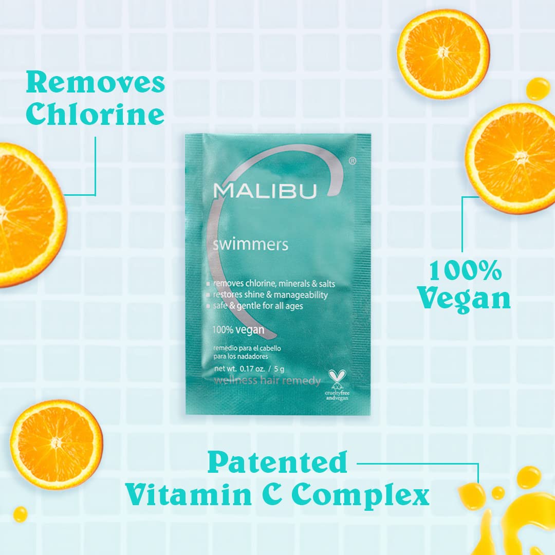 Malibu C Remedio Pelo Después del Champú, uso tras lavar para color y textura.