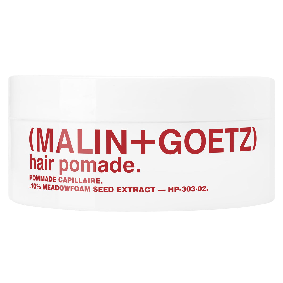 Malin+Goetz Hair Pomade: bote elegante para definición sin peso