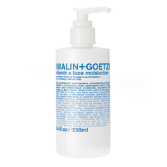 MALIN+GOETZ Vitamina E, botella de hidratante facial, hidratación diaria suave.