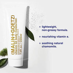 MALIN+GOETZ Vitamin B5, hidratación profunda sin grasa visible.