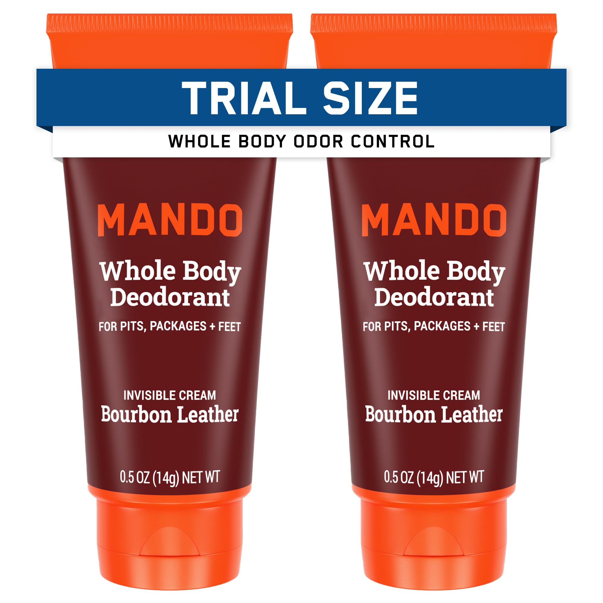 Desodorante Mando crema invisible en viaje para uso diario.