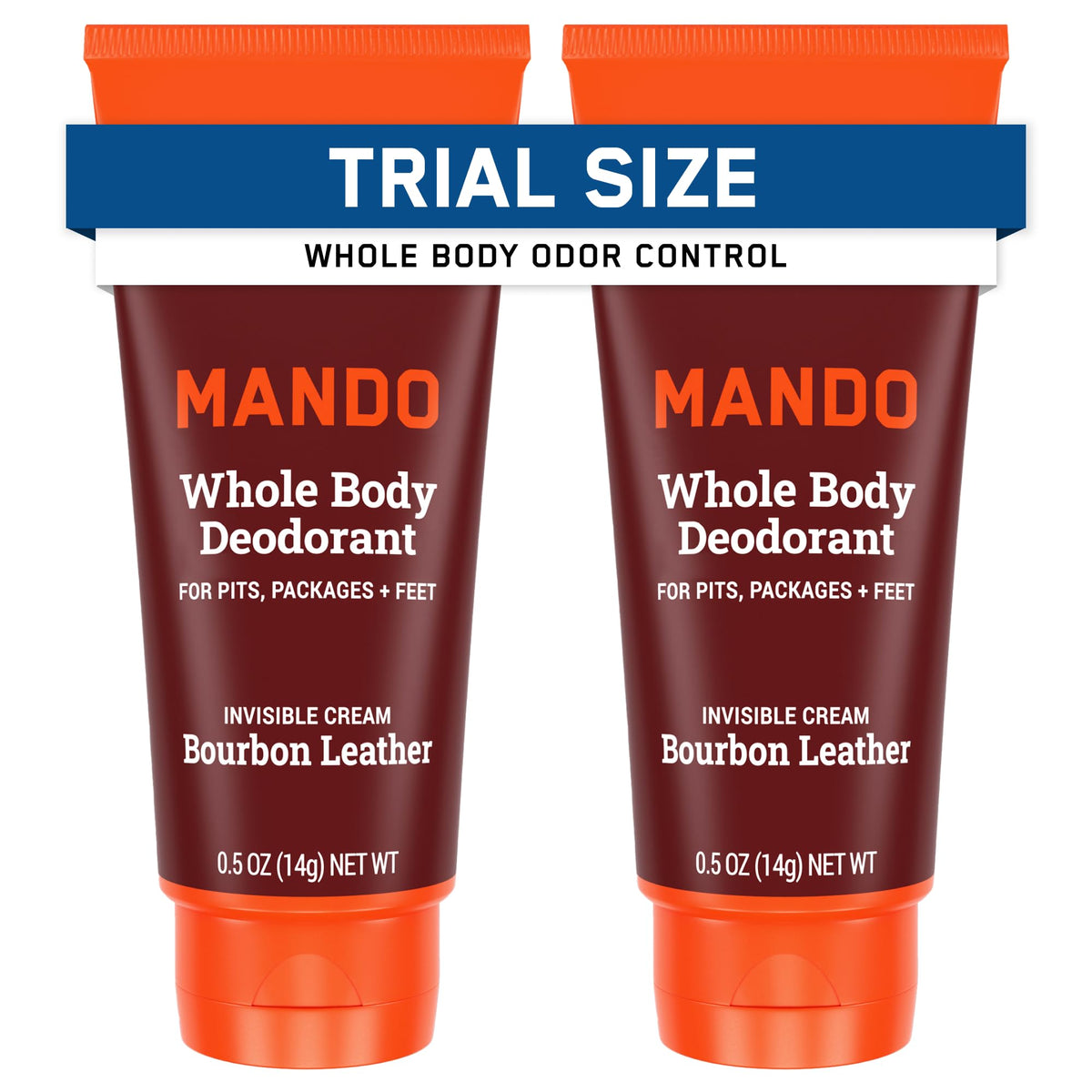 Desodorante Mando crema invisible en viaje para uso diario.
