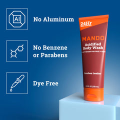 Mando gel acidificado Mt Fuji, etiqueta frontal: notas aromáticas refrescantes.