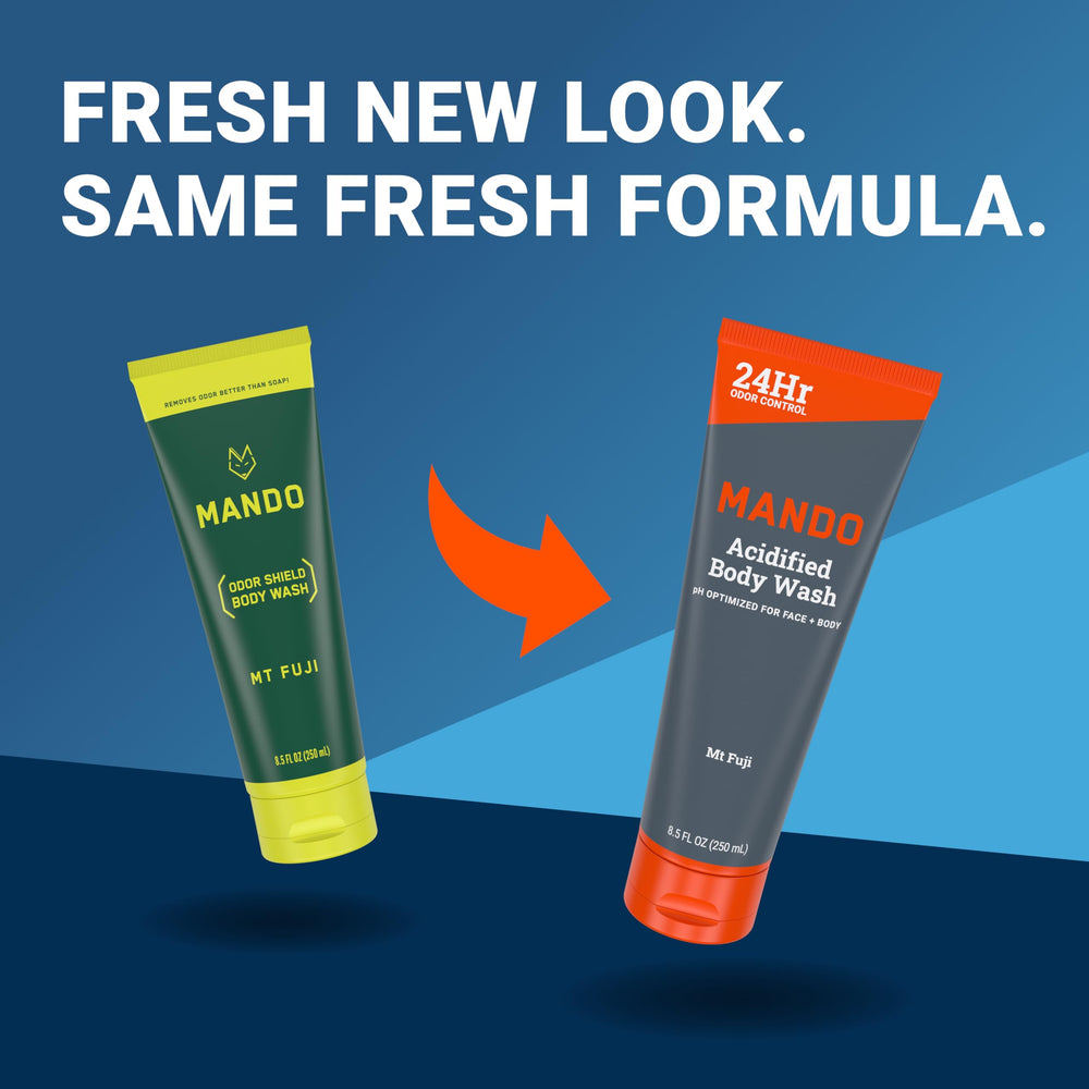 Mando gel acidificado Mt Fuji, frasco vertido: fragancia fresca para todo el día.