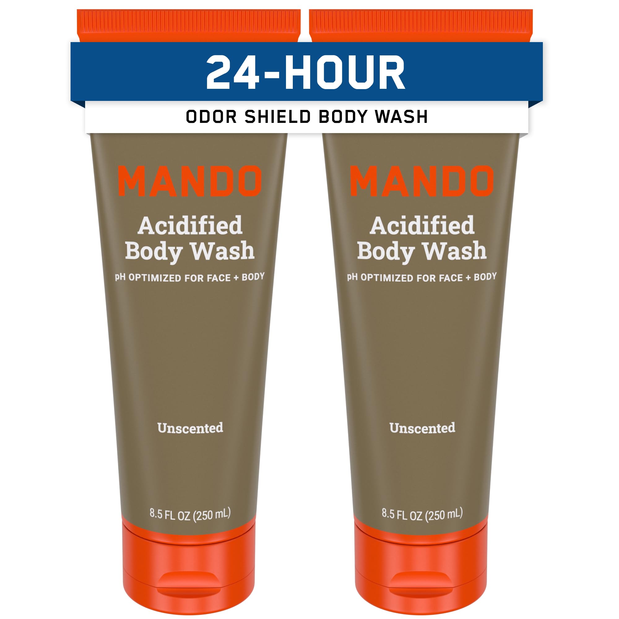 Mando Odor Shield, botella dosificada para control del olor durante el día