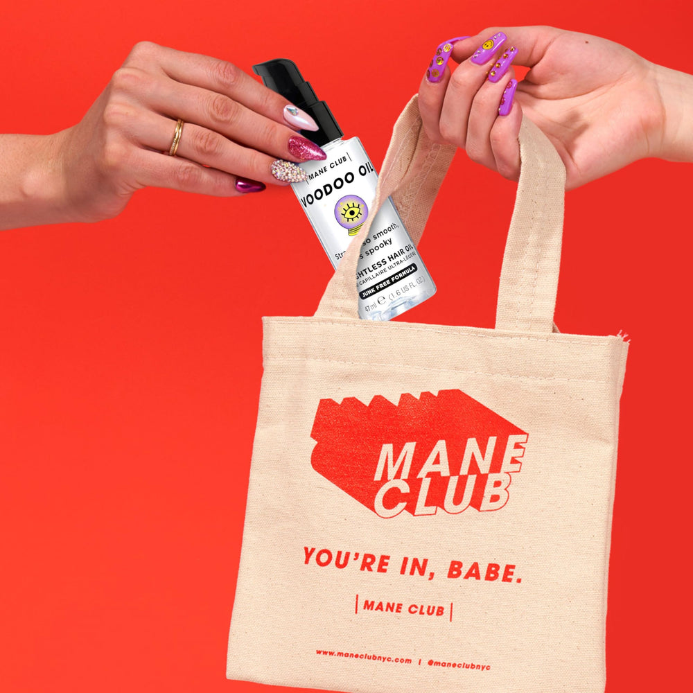 MANE CLUB Voodoo Oil: tamaño de viaje ideal para uso diario.