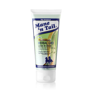Mane 'n Tail Herbal Gro, crema sin enjuague para volumen, cabello más grueso y saludable.