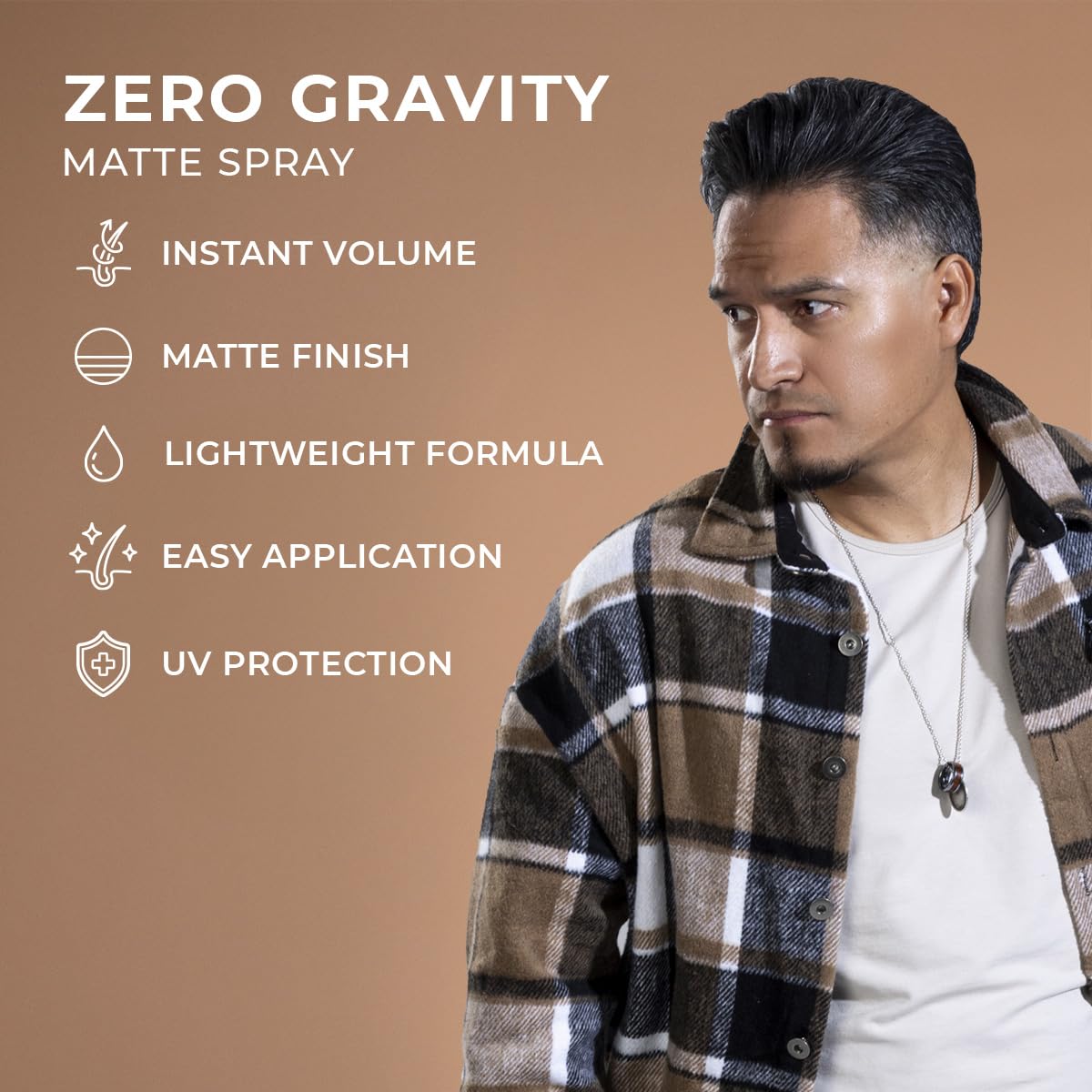 MANE TAME Zero-Gravity Spray acabado mate para un estilo moderno y sofisticado