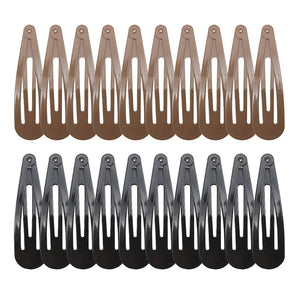 Horquillas de metal antideslizantes Manipepe, negro; sujetan el cabello con firmeza