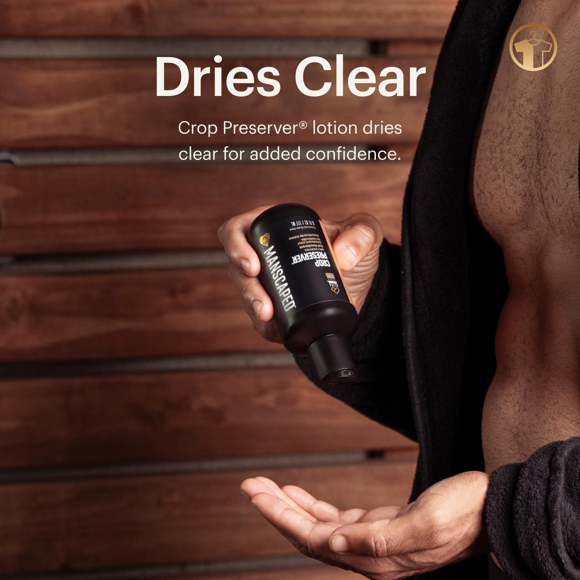 MANSCAPED Crop Preserver, aloe calmante que protege la piel sensible.