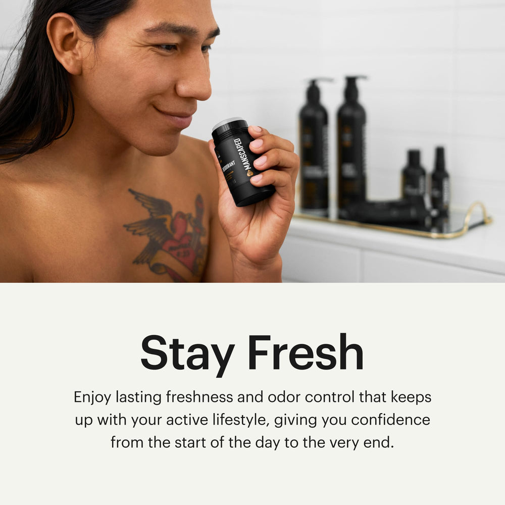 MANSCAPED UltraPremium etiqueta sin parabenos, opción ética y segura.