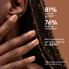 Manucurist Active Smooth 03 acabado bronce natural en dos capas.