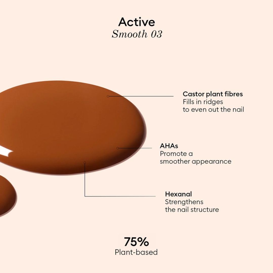 Manucurist Active Smooth 03 capa natural que suaviza imperfecciones.