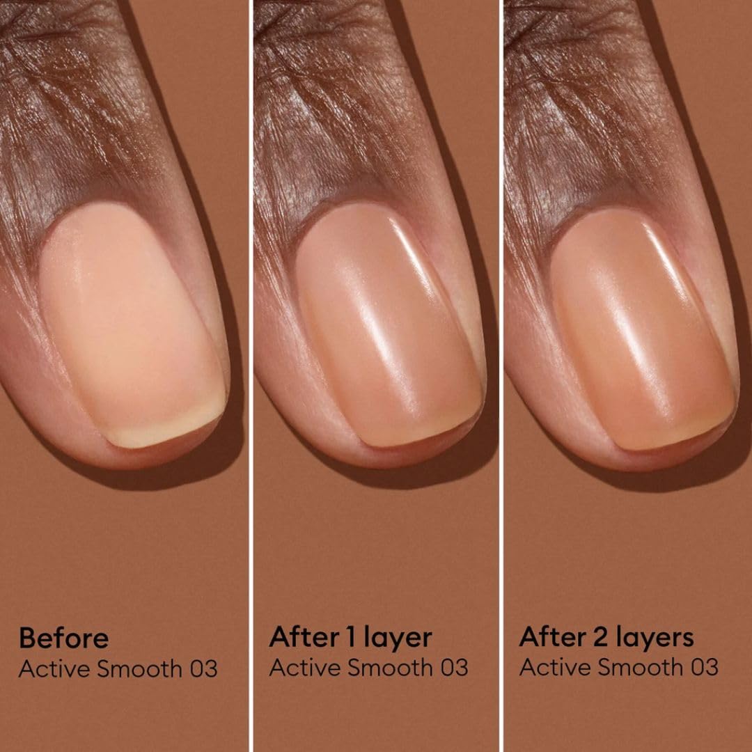 Manucurist Active Smooth 03 fórmula vegana hidrata y nutre uñas.