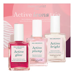 Caja regalo de Manucurist Active Icons Trio para cuidado de uñas, ideal regalo