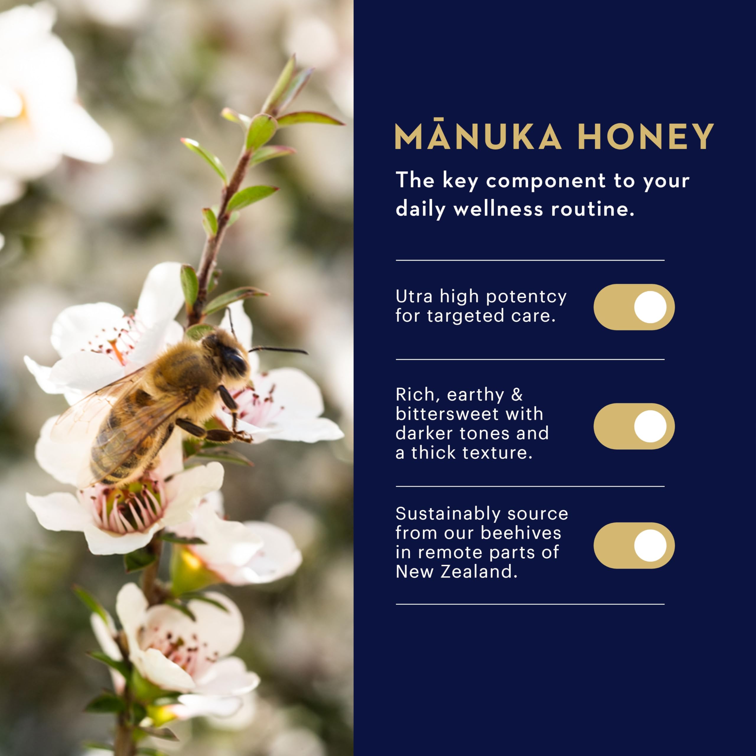Lip Rescue de Manuka Health para una aplicación suave que hidrata.