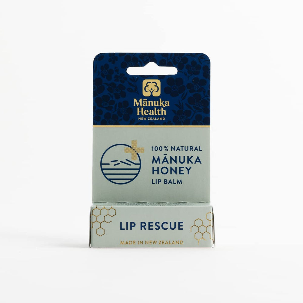Manuka Health Lip Rescue: ingredientes 100% naturales sin colorantes.