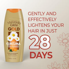 Manzanilla Grisi – cabello bajo lavado mostrando limpieza suave