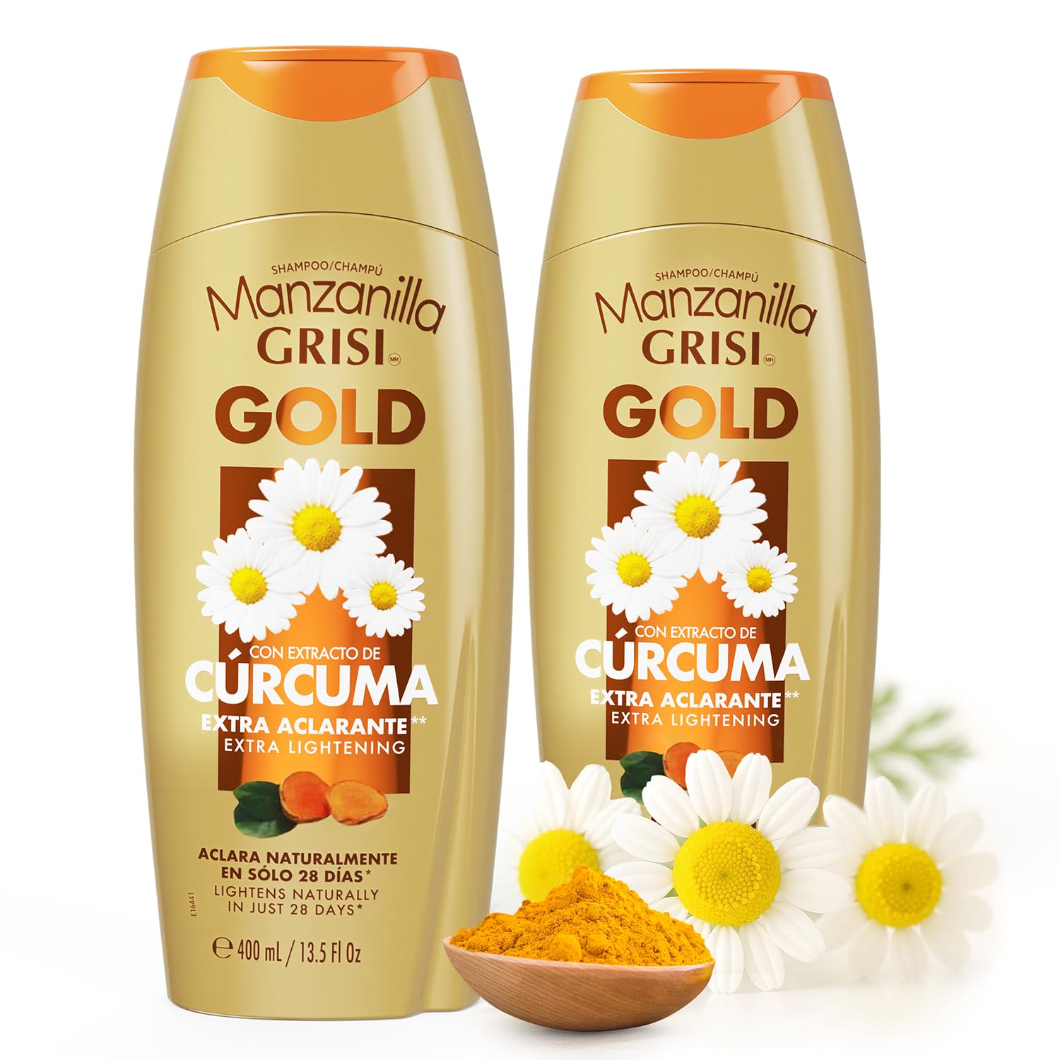 Manzanilla Grisi – champú dorado, brillo natural para cabello rubio