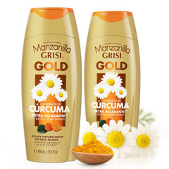 Manzanilla Grisi – champú dorado, brillo natural para cabello rubio