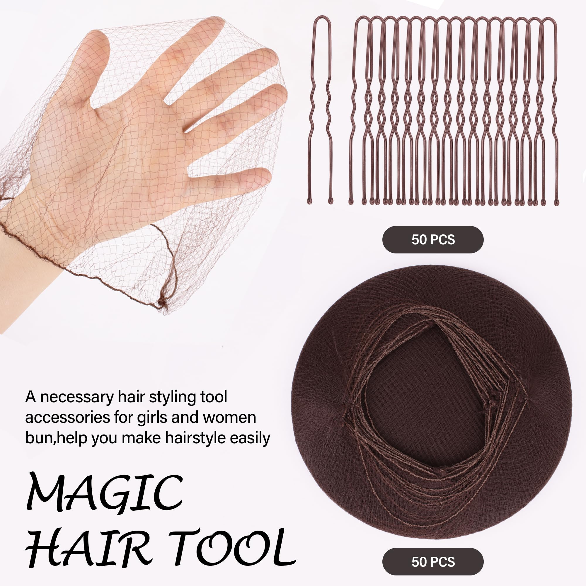 MaopaoBeauty alfileres en U para recogidos, sujetan con seguridad durante la danza.