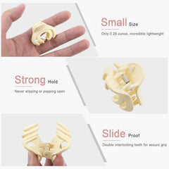 Maorulu clips-pelo diseño antideslizante, agarre firme para cabello fino o grueso.