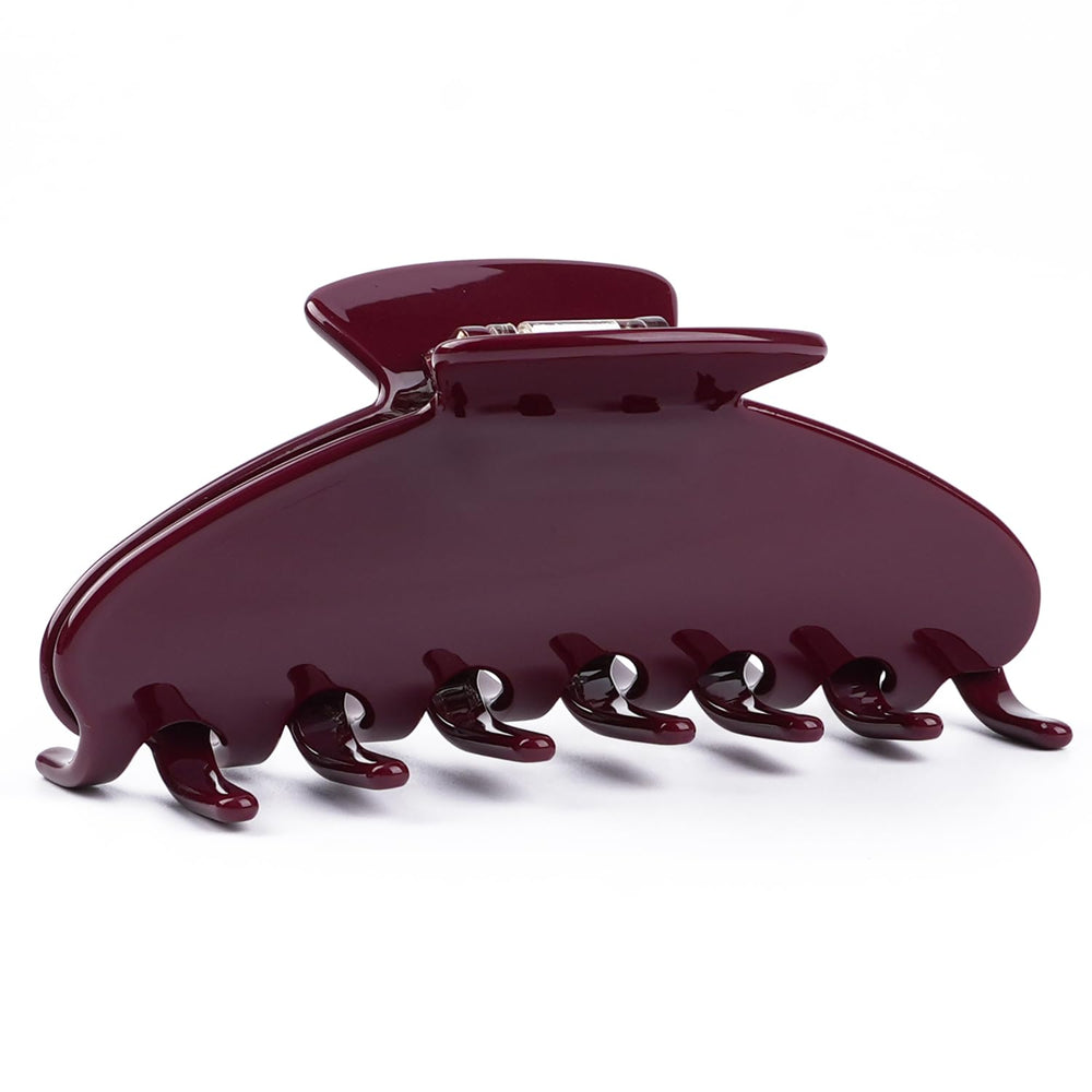 Maorulu pinza garra acetato grande: agarre suave para cabello grueso y fino