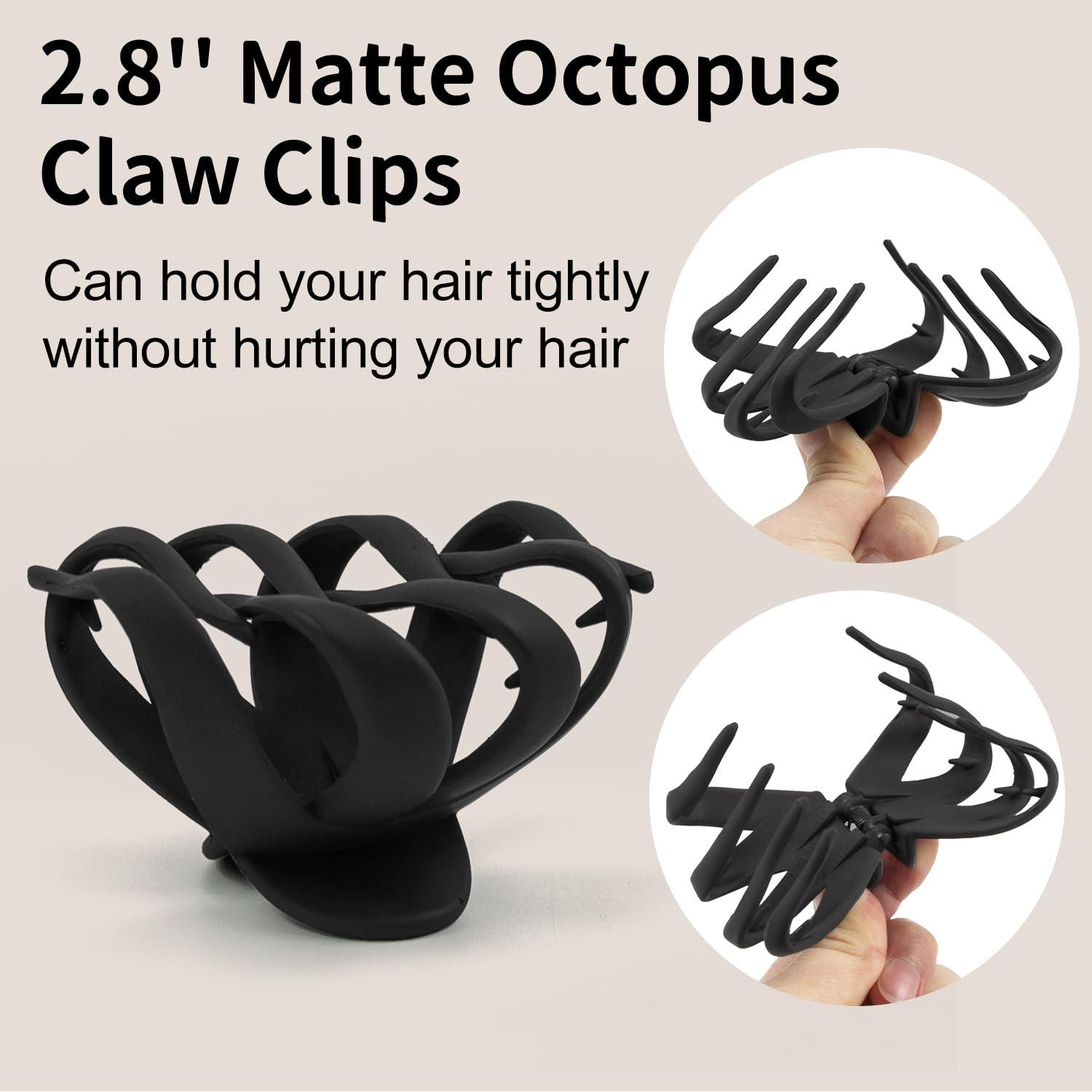 Maorulu clip pulpo resistente para baño y cuidado personal.