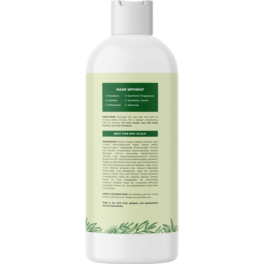 Maple Holistics Acondicionador Árbol de Té para cabello graso y cuero cabelludo.