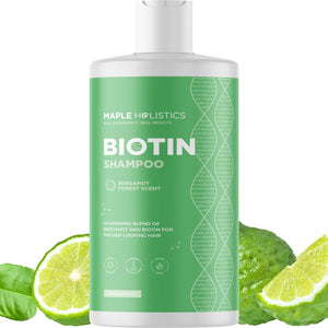Maple Holistics Biotin Shampoo - botella; volumen para cabello fino