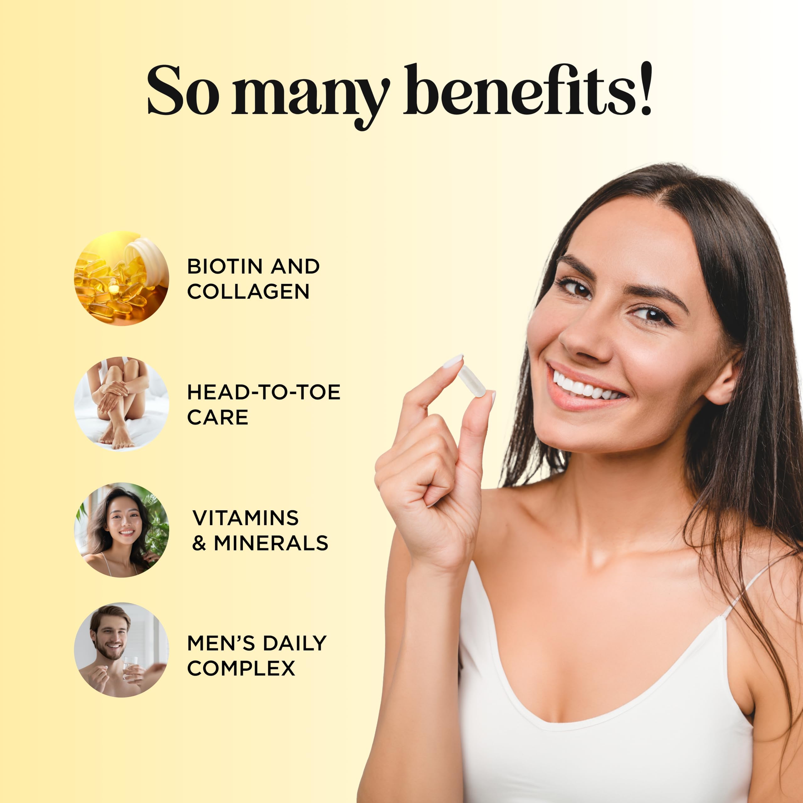 Maple Holistics Biotina y Collagen, detalle de etiqueta
