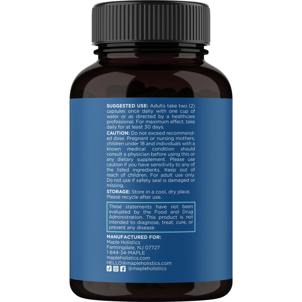 Maple Holistics Biotina y Collagen, empaque del producto