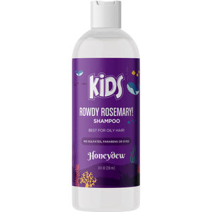 Maple Holistics champú niños, bote visible, limpieza profunda del cuero cabelludo.