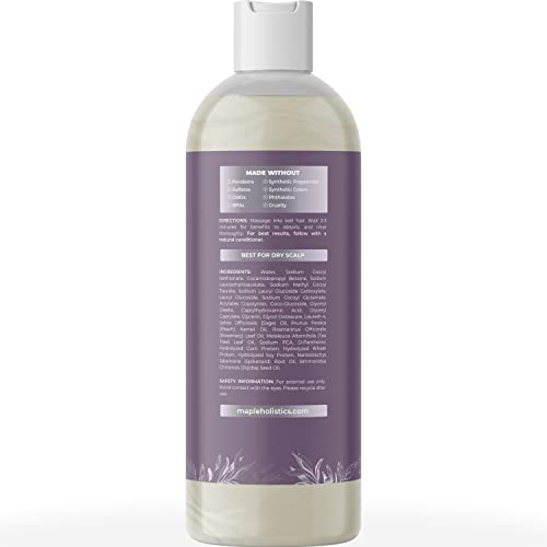 Maple Holistics champú salvia romero, cabello-graso, limpieza profunda