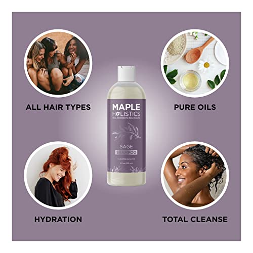 Maple Holistics champú para cabello fino, más volumen sin peso