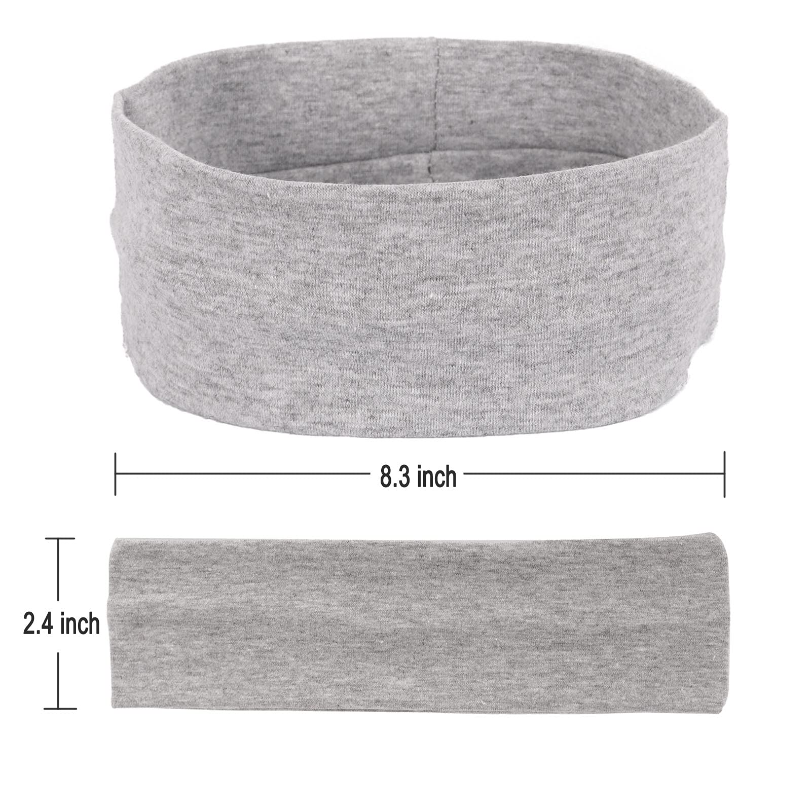 MapofBeauty diadema algodón, ajuste suave, ideal para correr y sesiones de gimnasio.